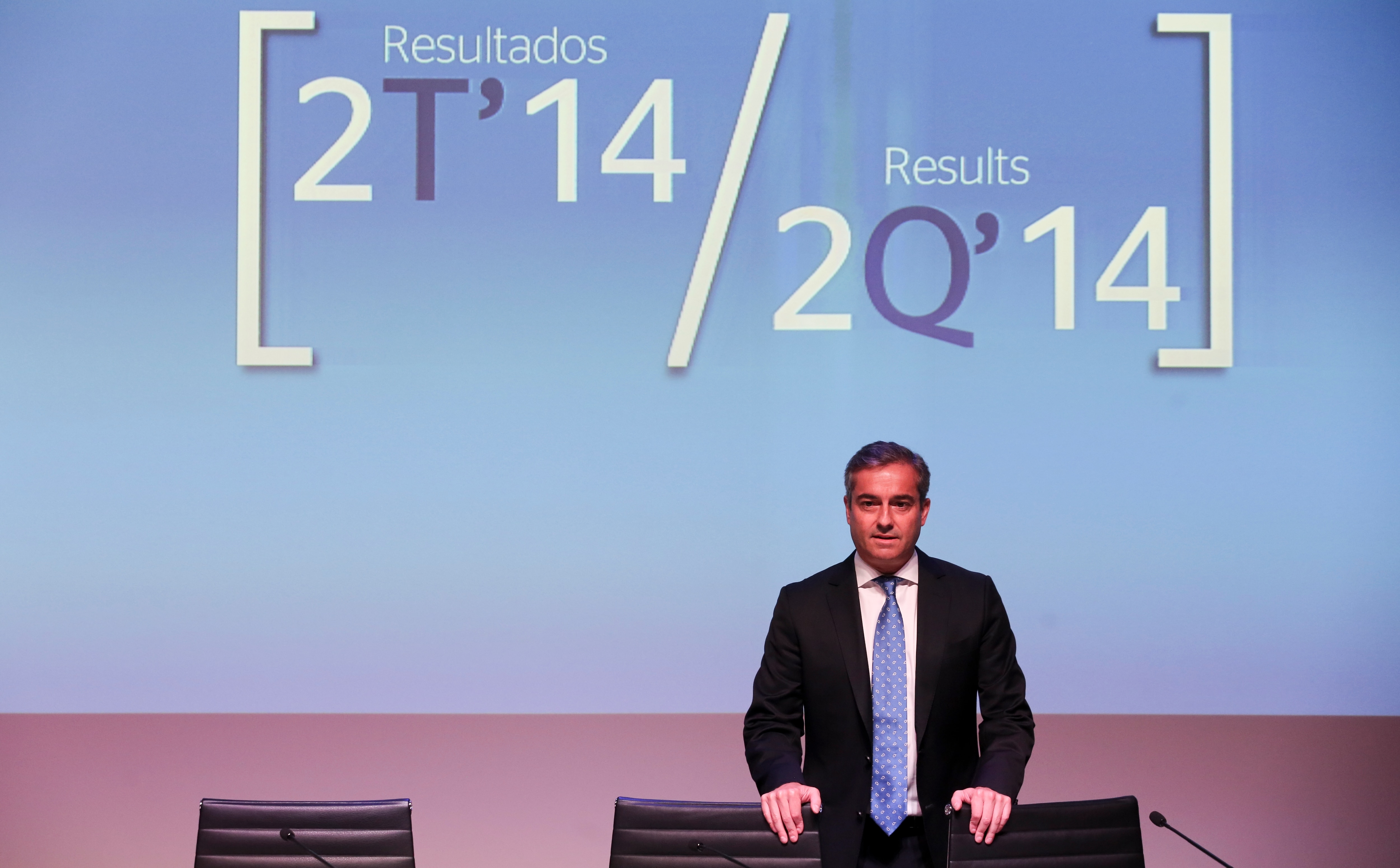 Angel Cano resultados BBVA 2T2014 Fotografía Angel Cano presentación resultados BBVA 2T2014