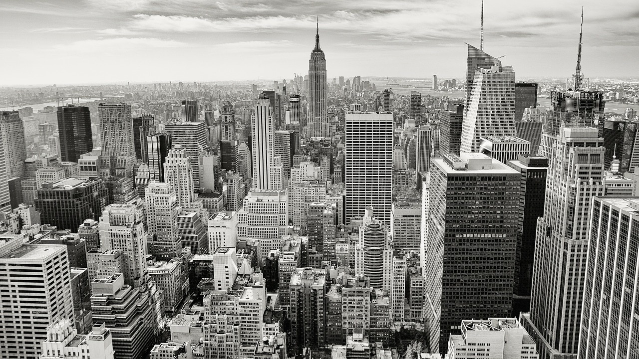 estados unidos recurso crisis financiera subprime bancario nueva york blanco y negro