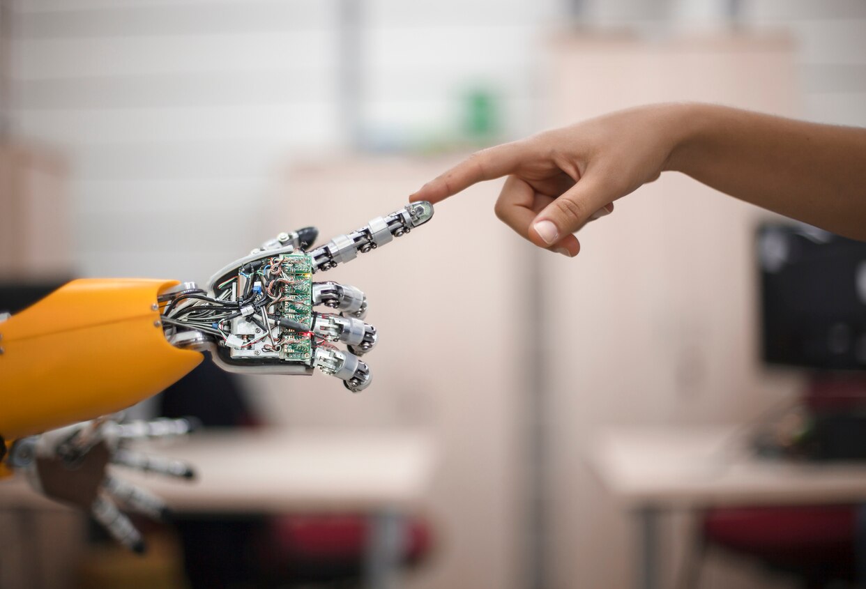 bbva robot mano conexion