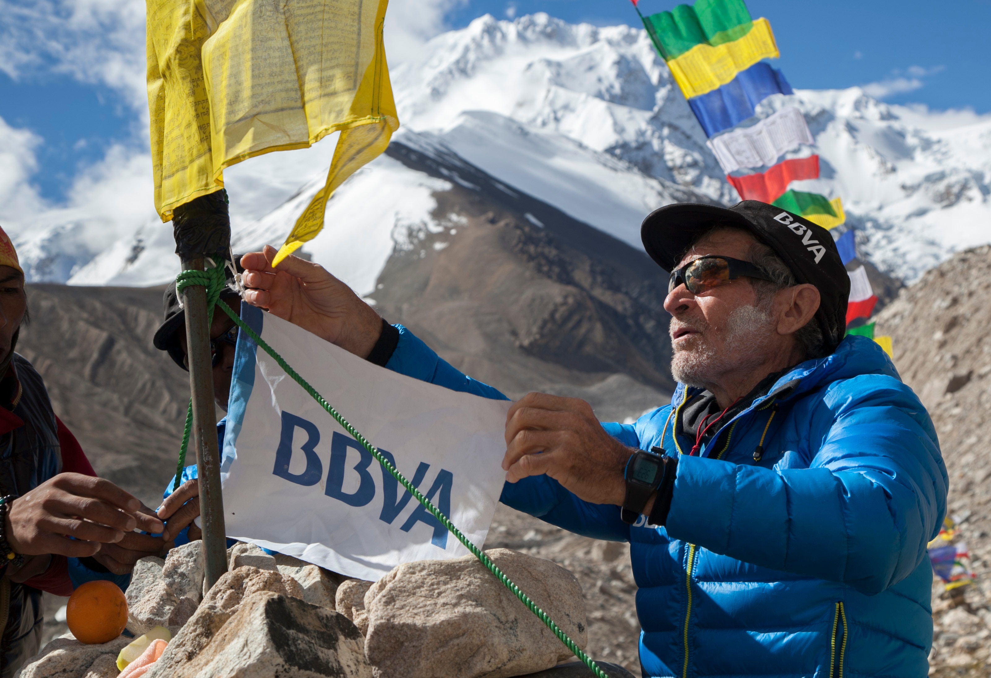 BBVA y Carlos Soria. Annapurna 2015 BBVA