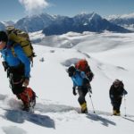 Imagen de la escalada de Carlos Soria en el Annapurna