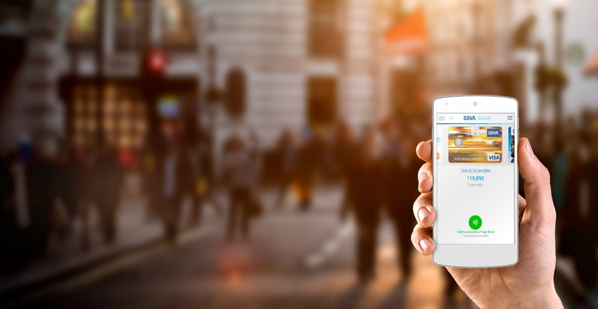 Fotografía de la App Wallet BBVA Fotografía de la App Wallet BBVA