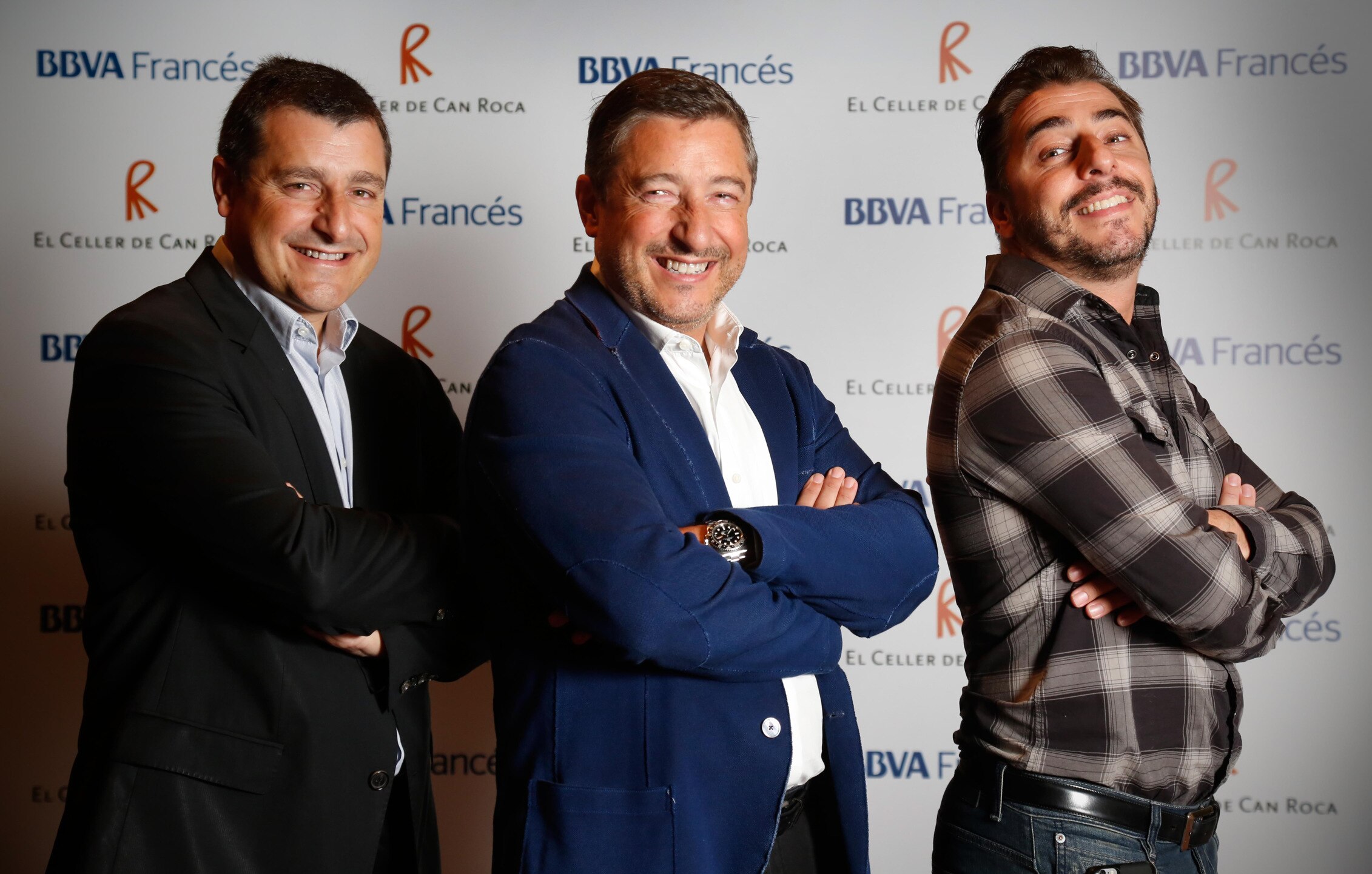 Hermanos Roca Celler de Can Roca en Argentina Gira 2015 Fotografía de los hermanos Roca Celler de can Roca en Argentina Gira 2015 BBVA