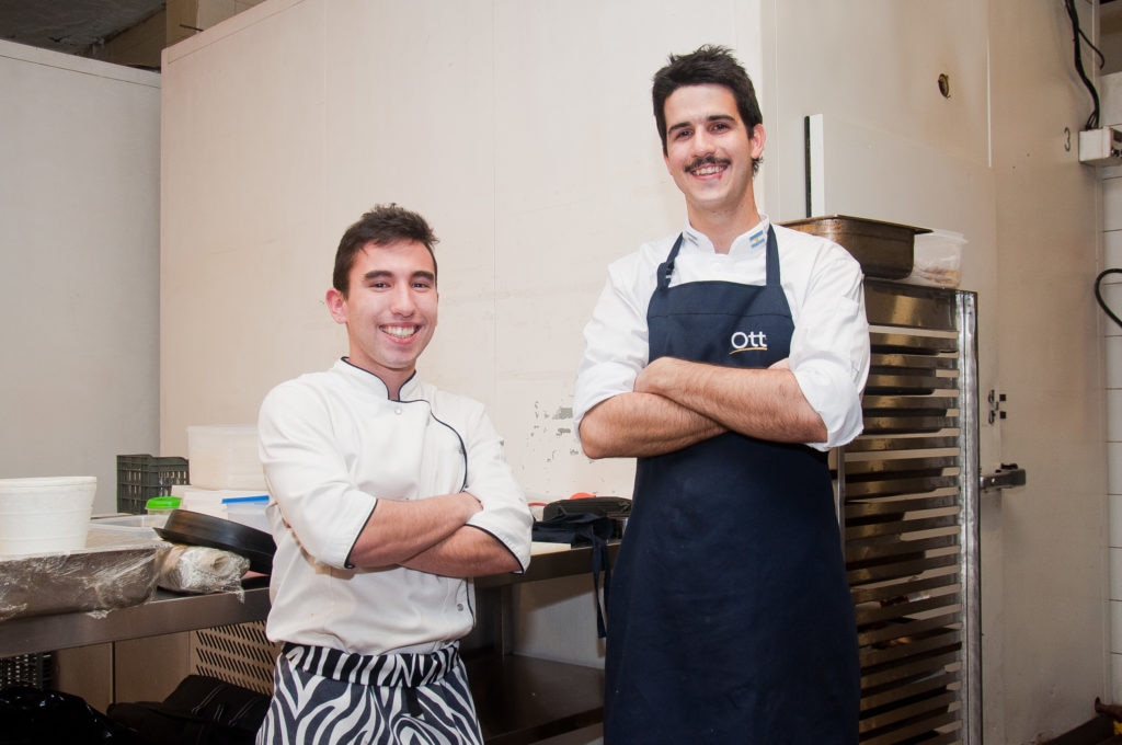 Fotografía de Nahuel Navarro y Tomás Delgado seleccionados 2015 de El Celler Argentina BBVA
