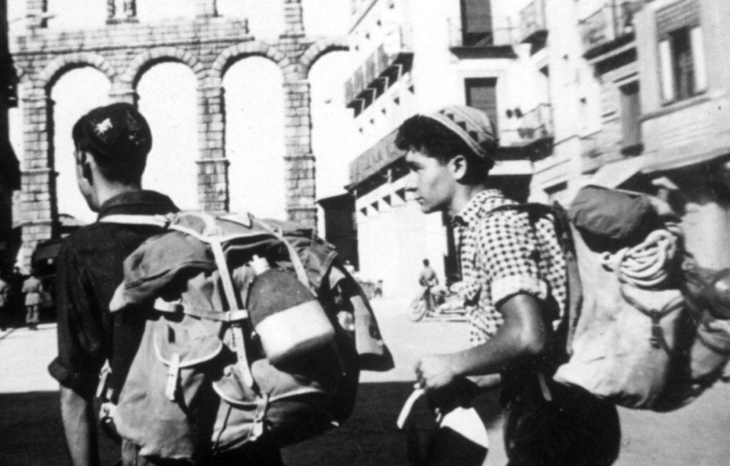 Carlos Soria, junto a Antonio en Segovia.