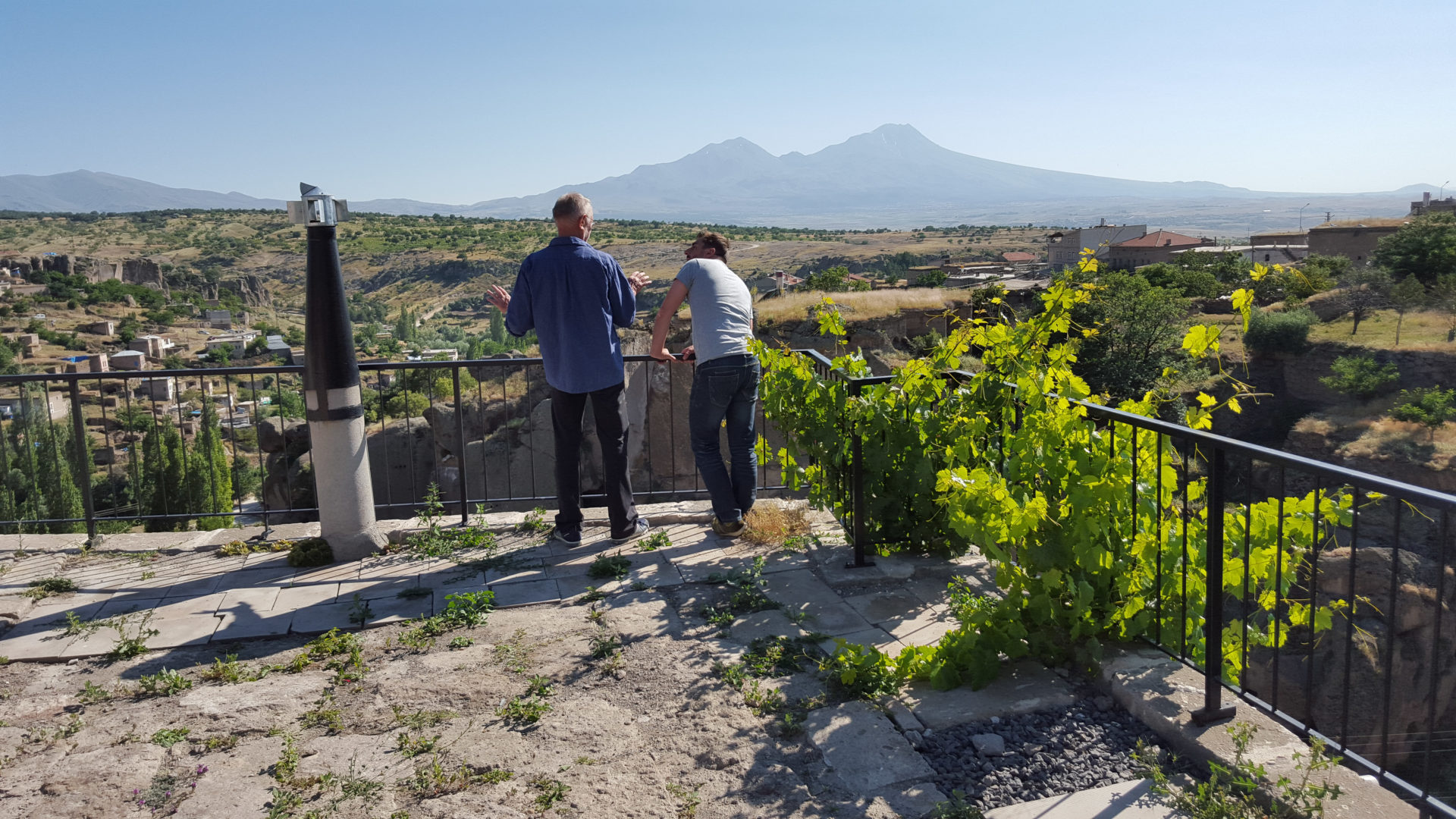 Fotografía de Jordi Roca y Udo Hirsch en la Capadocia