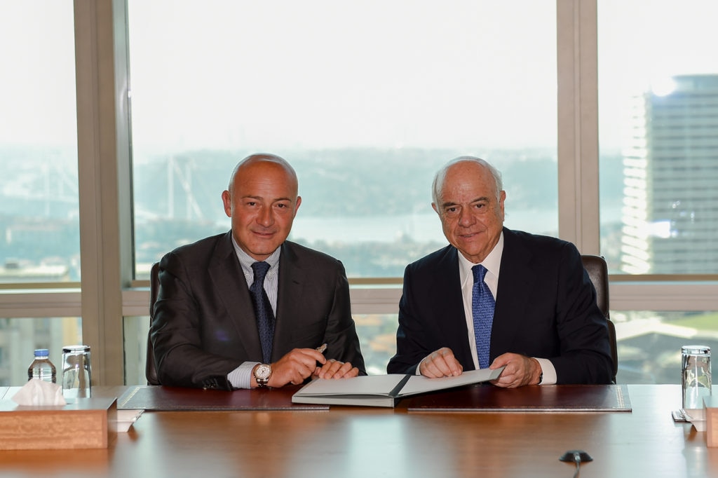 Ferit-Sahenk (i) presidente de Garanti y del grupo Dogus y Francisco Gonzalez (d) presidente de BBVA Ferit-Sahenk (i) presidente de Garanti y del grupo Dogus y Francisco Gonzalez (d) de BBVA