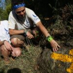 Ruteros durante el Camino de Santiago en la Ruta BBVA 2015