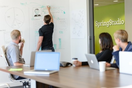 Sala de Trabajo en SpringStudio, empresa lider en diseño de experiencia de usuario
