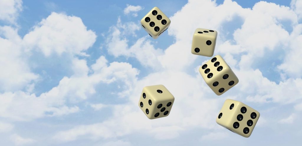 3D dados cielo recurso 3D dados cielo recurso