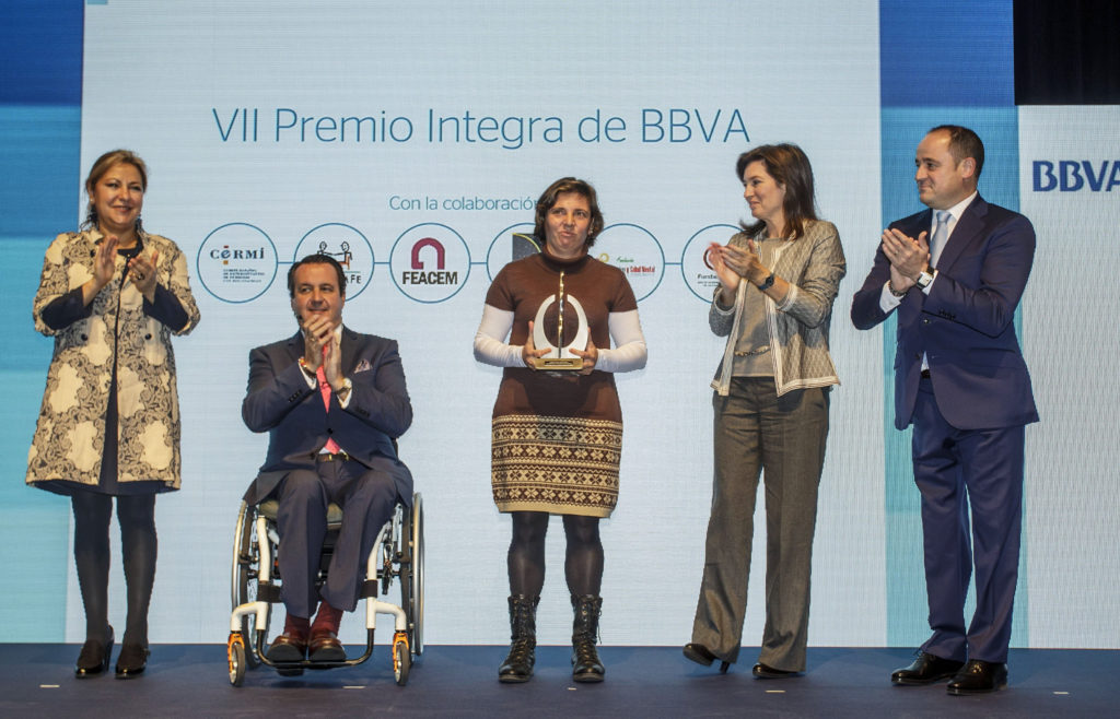VII Premio Integra de BBVA Fotografía de la ceremonia de entrega del VII Premio Integra de BBVA