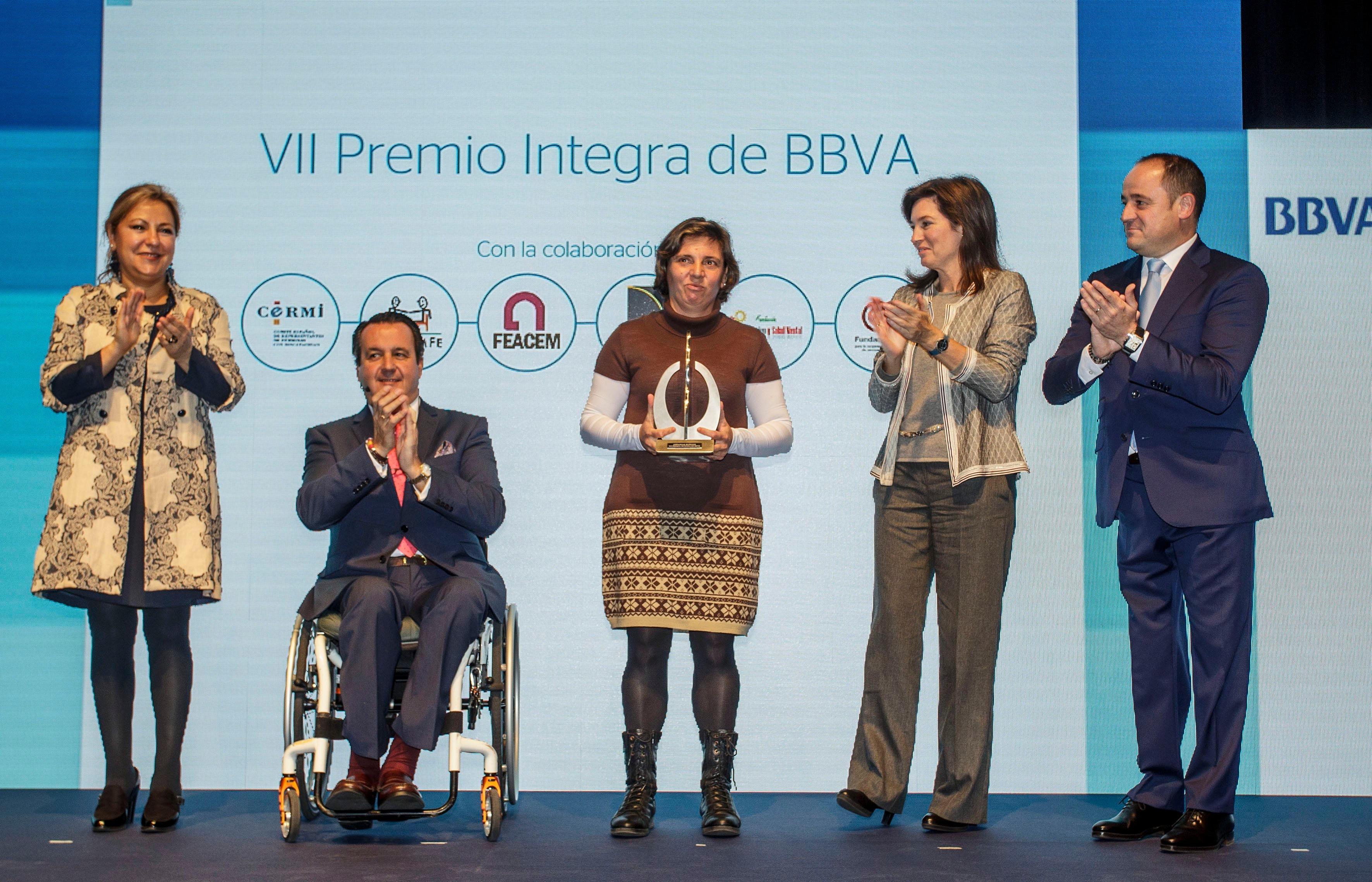 VII Premio Integra de BBVA Fotografía de la ceremonia de entrega del VII Premio Integra de BBVA
