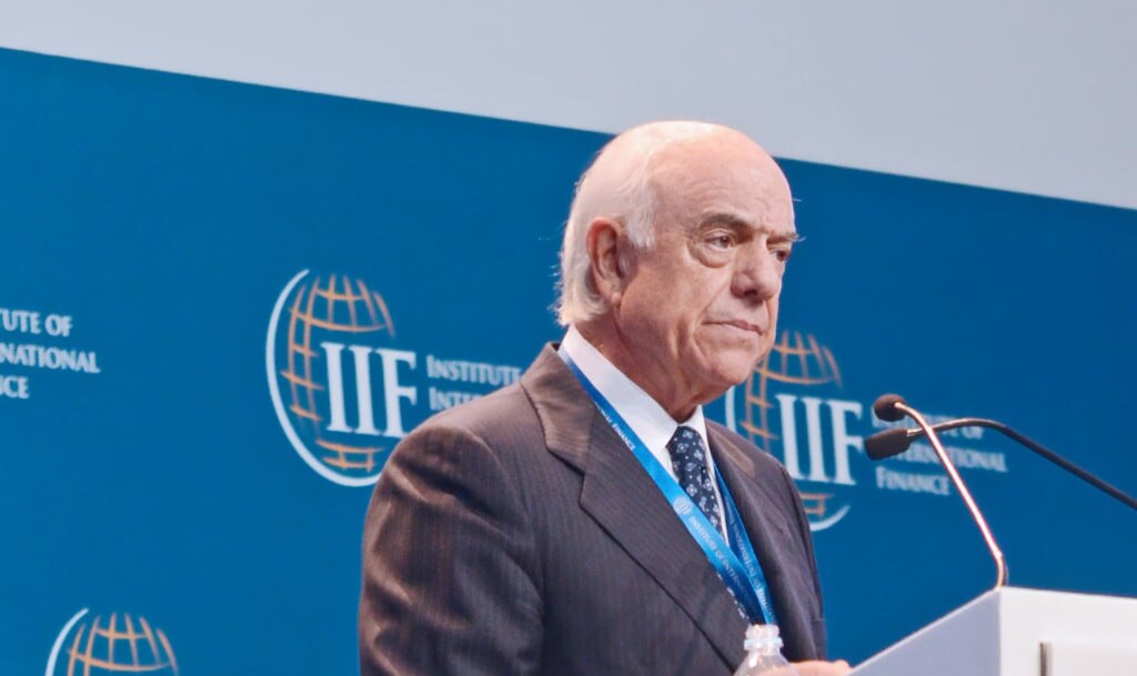 Francisco González. El presidente de BBVA en el foro anual del IIF en Lima