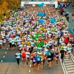 Carrera Solidaria BBVA 2015 en el Paseo de la Castellana de Madrid