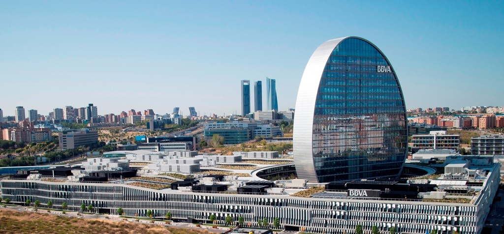 Fotografía Vista aérea de la Ciudad BBVA