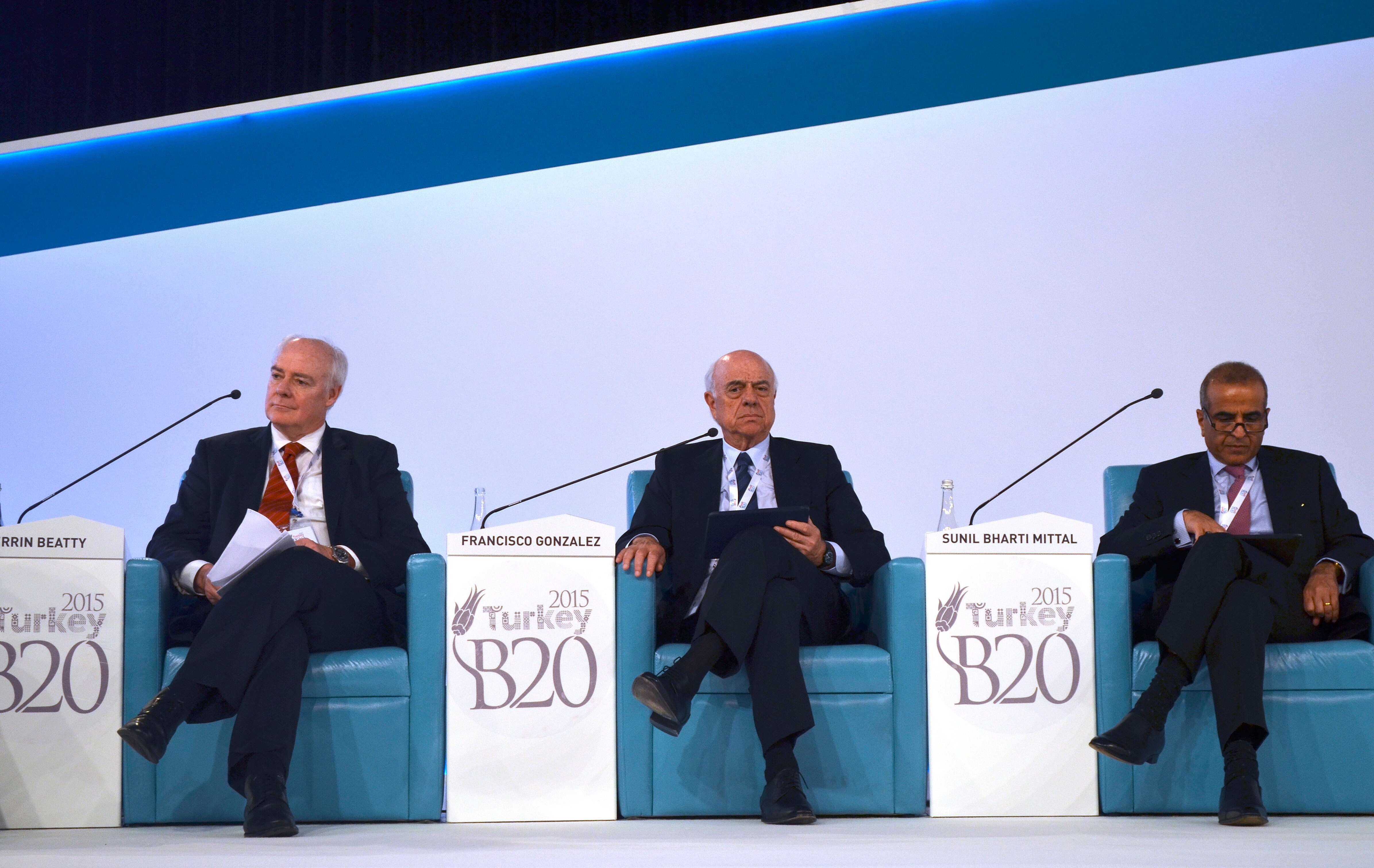 EL PRESIDENTE DEL BBVA ASISTE A REUNIÓN DEL B20 Fotografía del presidente de BBVA, Francisco González, que asiste a la reunión de B20