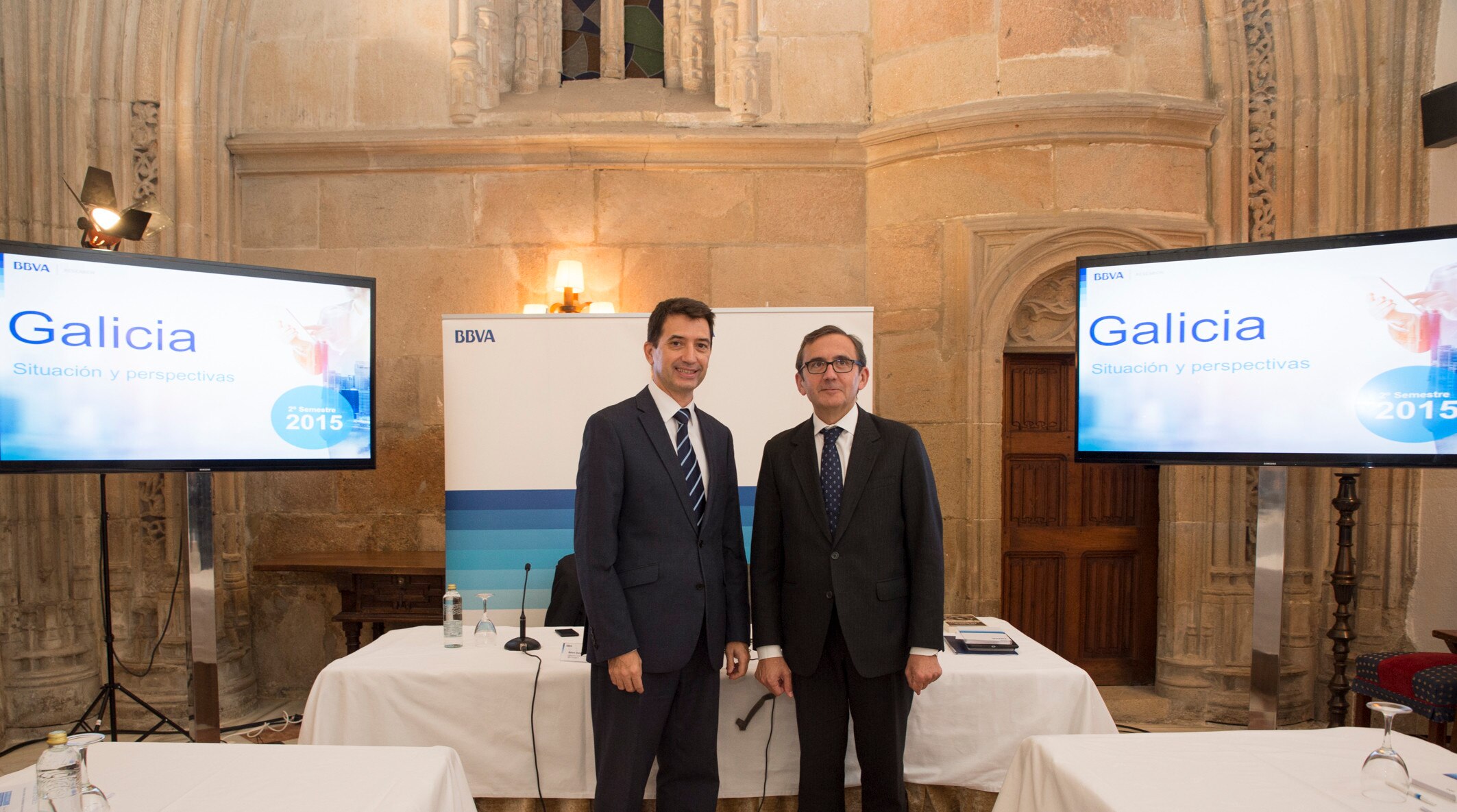 Rafael Domenech y Juan Carlos Hidalgo Informe Situación Galicia 2S15