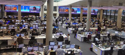 Sala tesorería ciudad BBVA ©Carlos Benítez-Donoso Fotografía de la sala de tesorería ciudad BBVA