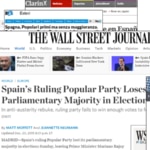 Así ve la prensa internacional las elecciones de España