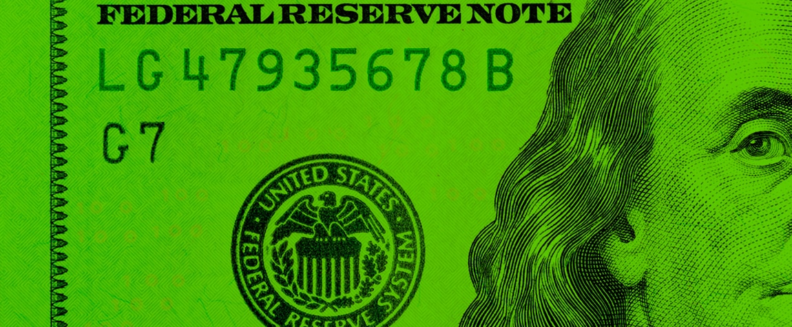 Billete de dólar Reserva Federal tipos de interés EEUU recurso Fotografía de billete de dólar BBVA