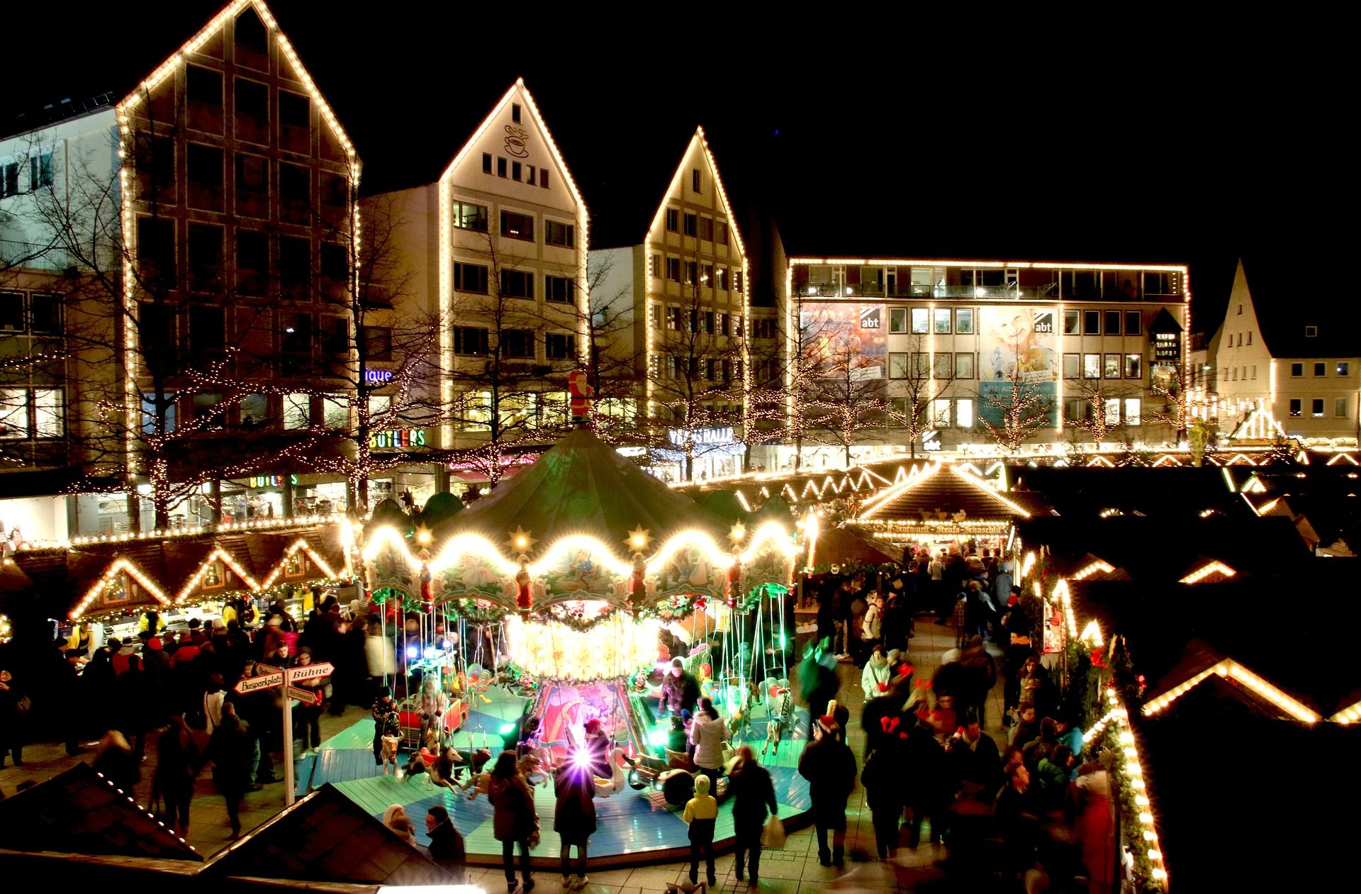 Fotografía recurso mercadillo de navidad