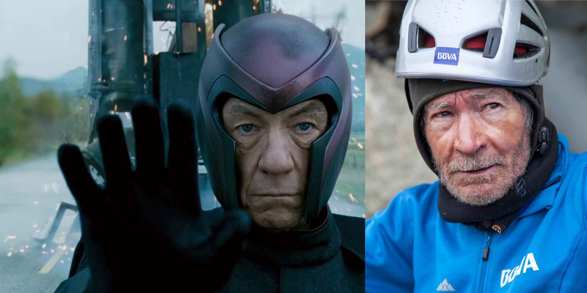 Parecidos razonables: Ian McKellen y Carlos Soria Fotografía: Parecidos razonables: Ian McKellen y Carlos Soria