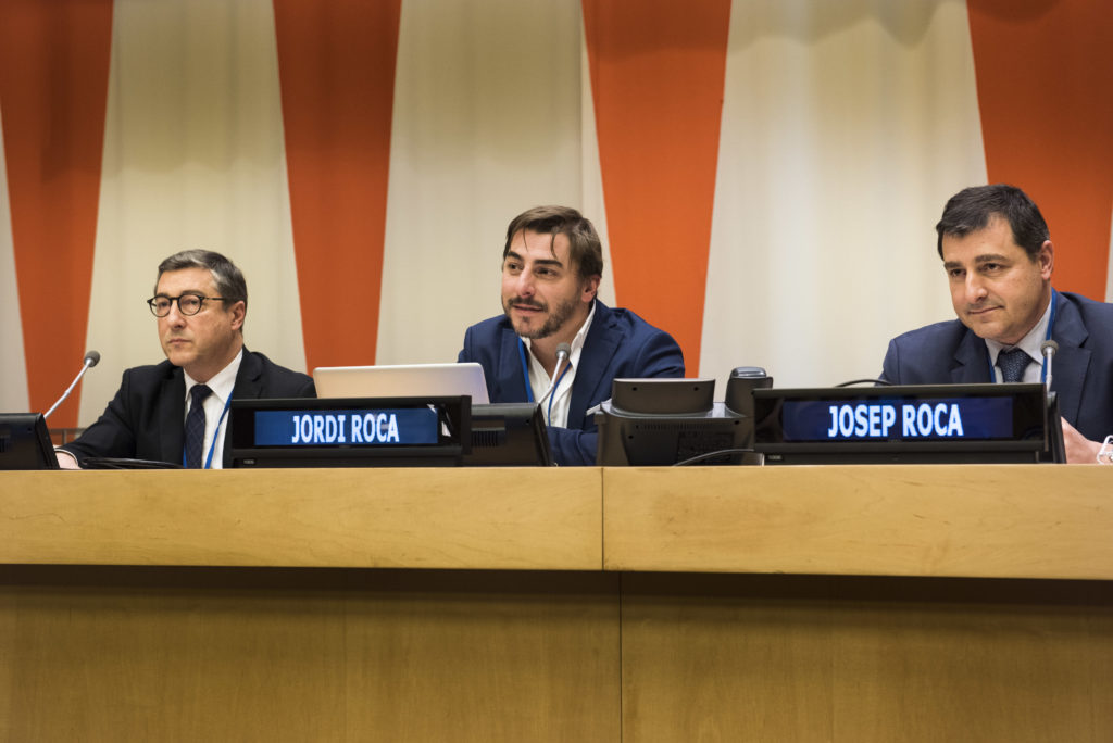 New York - UN Secreteriat. Monday January 18th 2016. After being appointed Goodwill Ambassadors, the Roca Brothers attend a meeting, at the UN screteriat to talk about sustainable food. © Freya Morales/ UNDP New York - UN Secreteriat. Monday January 18th 2016. After being appointed Goodwill Ambassadors, the Roca Brothers attend a meeting, at the UN screteriat to talk about sustainable food. © Freya Morales/ UNDP