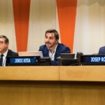 New York - UN Secreteriat. Monday January 18th 2016. After being appointed Goodwill Ambassadors, the Roca Brothers attend a meeting, at the UN screteriat to talk about sustainable food. © Freya Morales/ UNDP