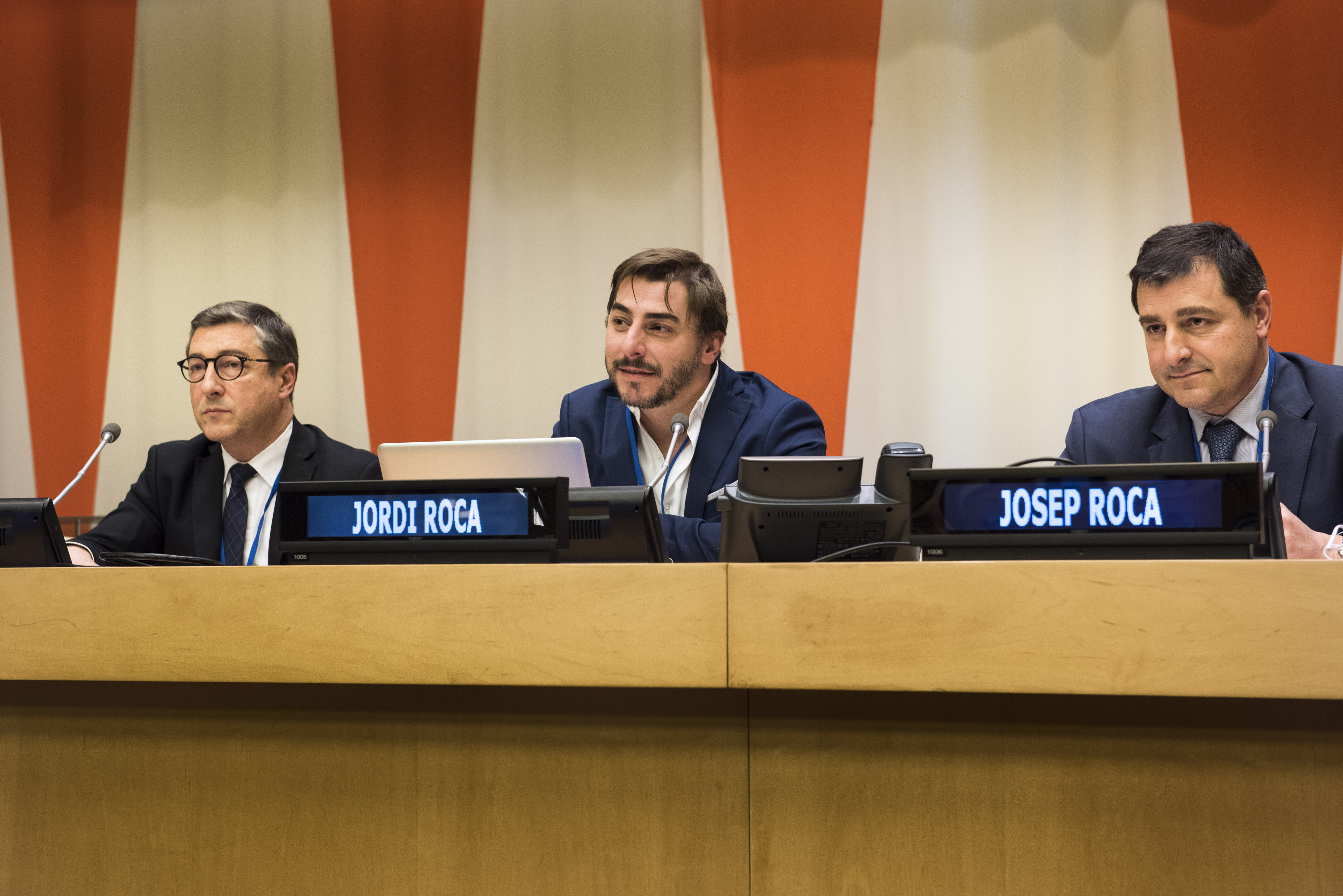 New York - UN Secreteriat. Monday January 18th 2016. After being appointed Goodwill Ambassadors, the Roca Brothers attend a meeting, at the UN screteriat to talk about sustainable food. © Freya Morales/ UNDP New York - UN Secreteriat. Monday January 18th 2016. After being appointed Goodwill Ambassadors, the Roca Brothers attend a meeting, at the UN screteriat to talk about sustainable food. © Freya Morales/ UNDP