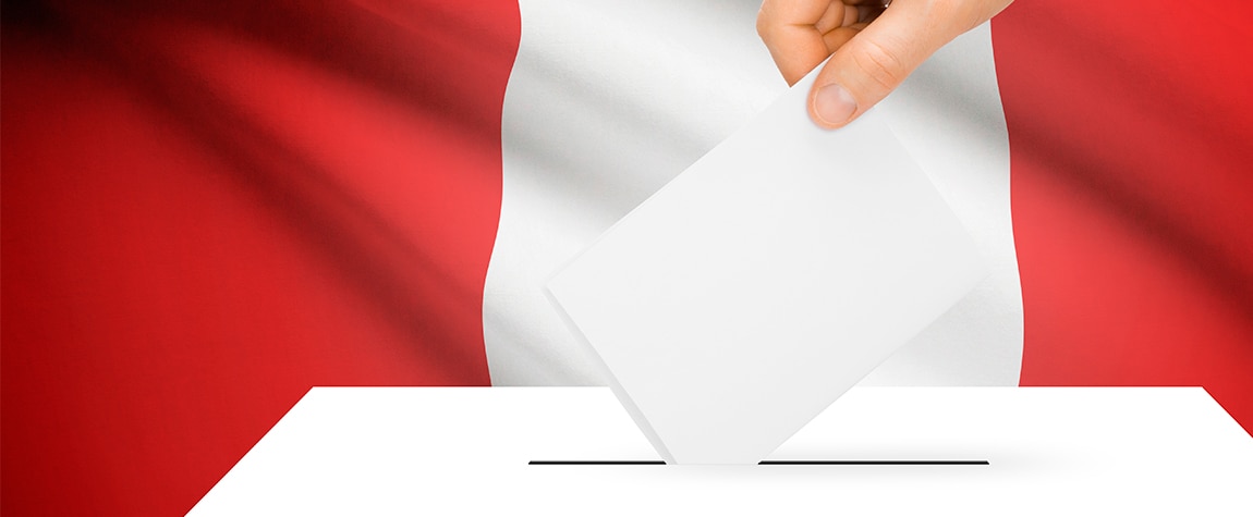 Fotografía de las elecciones de Perú.