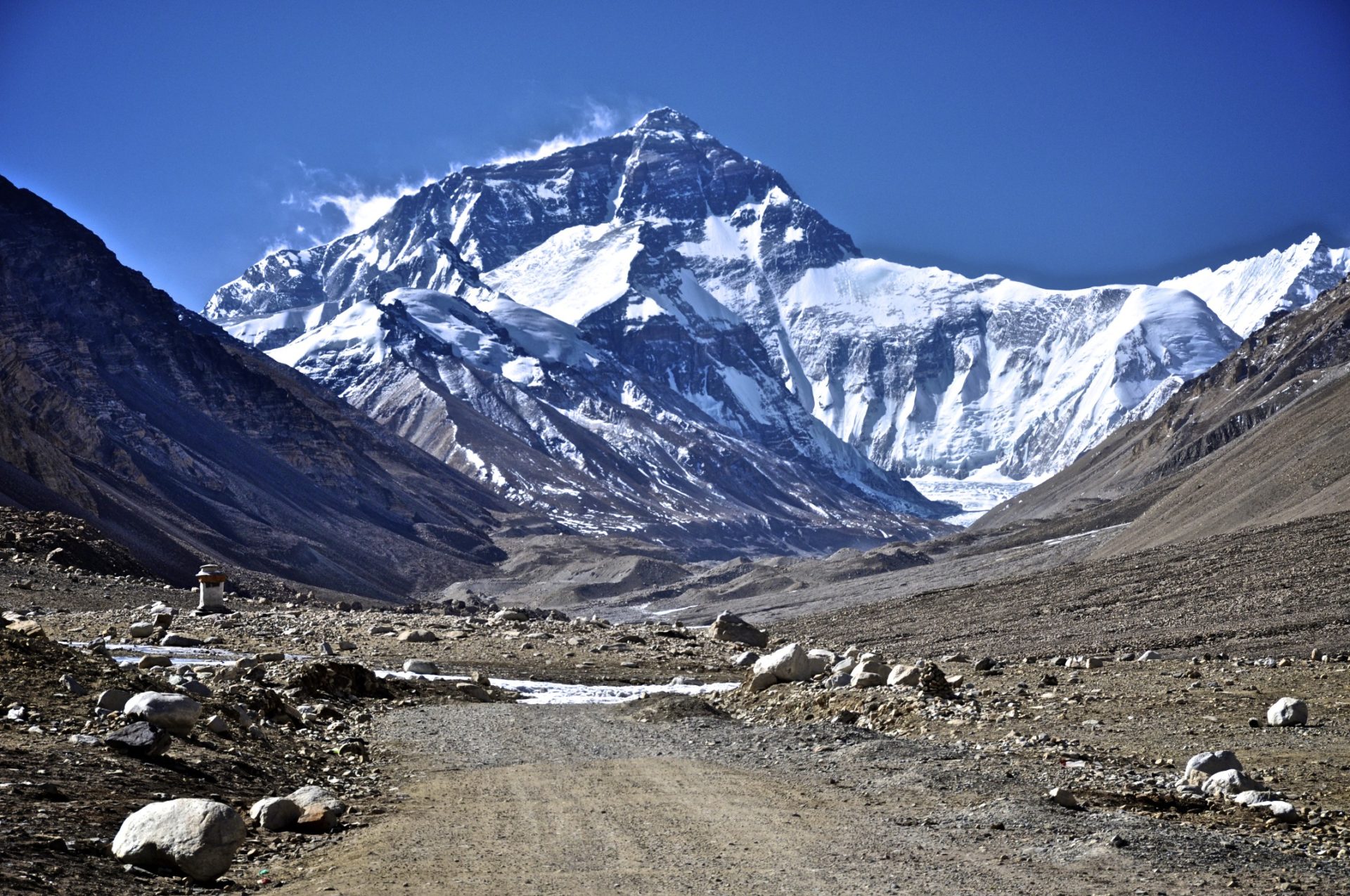Fotografía Vista del Everest, la montaña más alta de la Tierra
