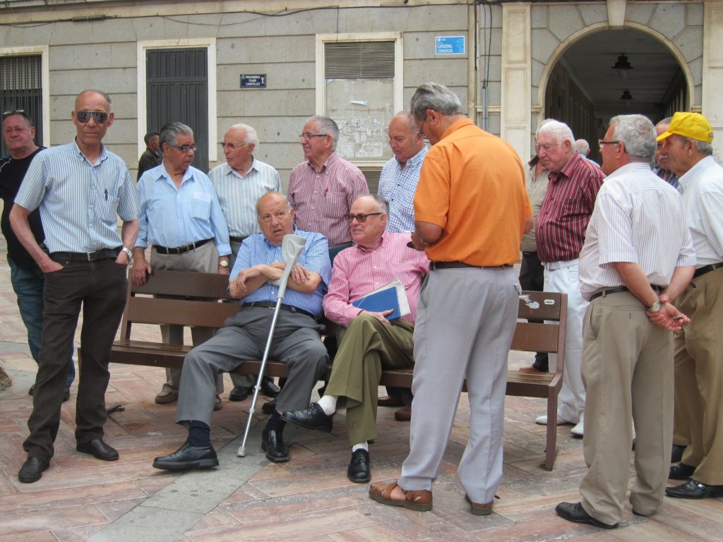 Fotografía de jubilados, Instituto BBVA de Pensiones