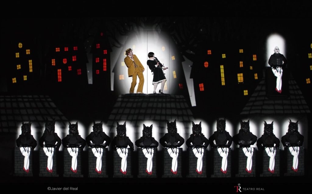 Escena de Fotografía del montaje de la ópera