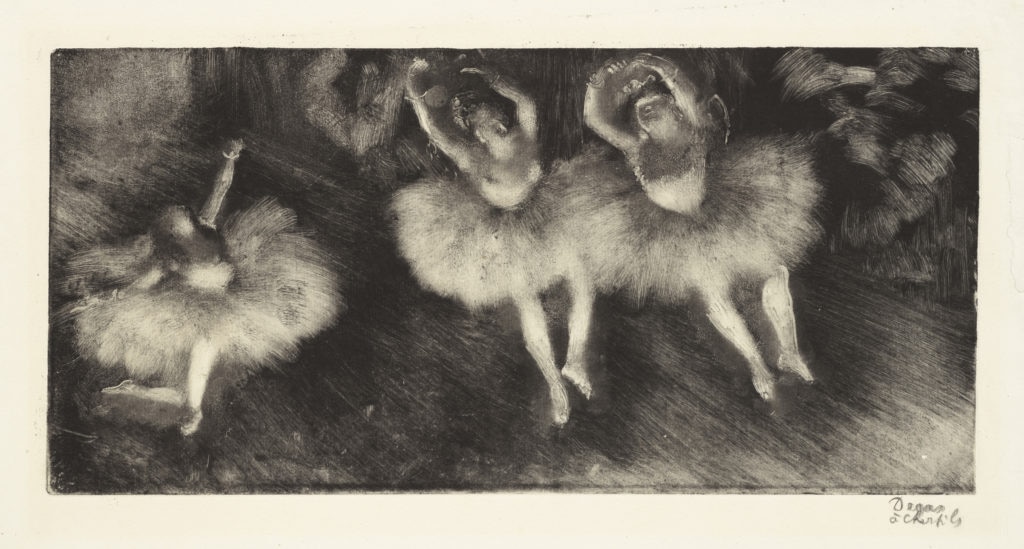 Imagen de la obra Three Ballet Dancers de Edgar Degas Imagen de la obra Three Ballet Dancers de Edgar Degas