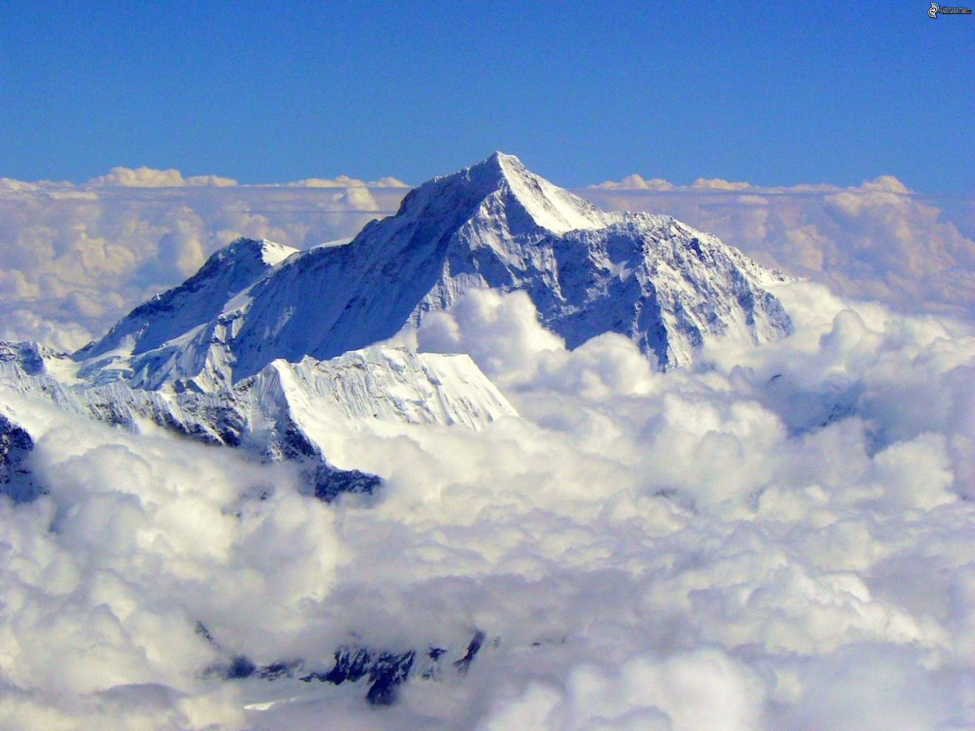 Fotografía monte Everest, montaña más alta de la Tierra