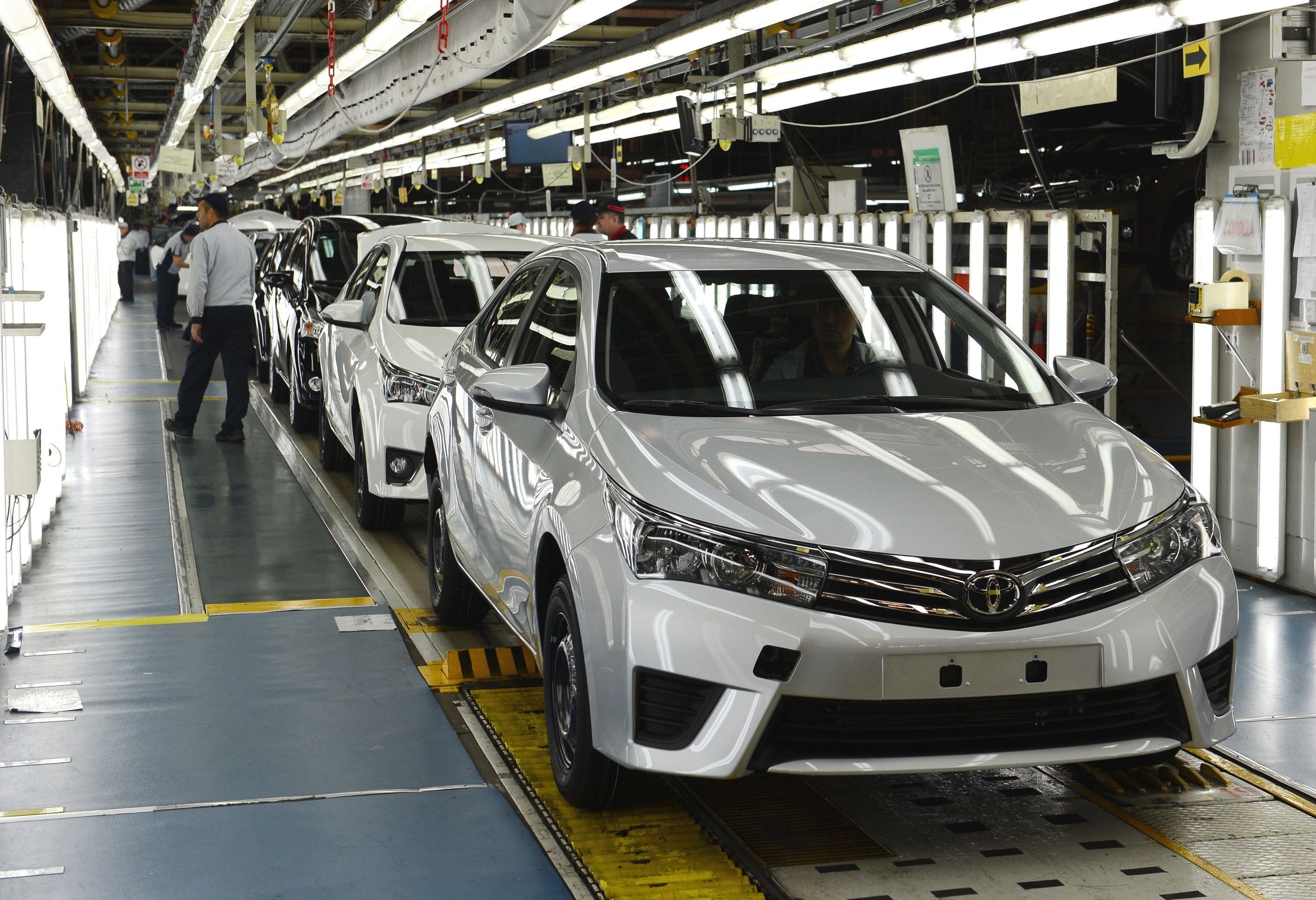 Fábrica de coches. Toyota. Recurso BBVA Fotografía de situación automotriz