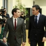 Pedro Sánchez y Albert Rivera, en el Congreso