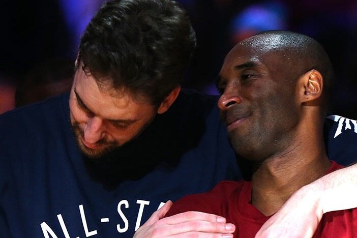 Pau Gasol y Kobe Bryant Pau Gasol y Kobe Bryant