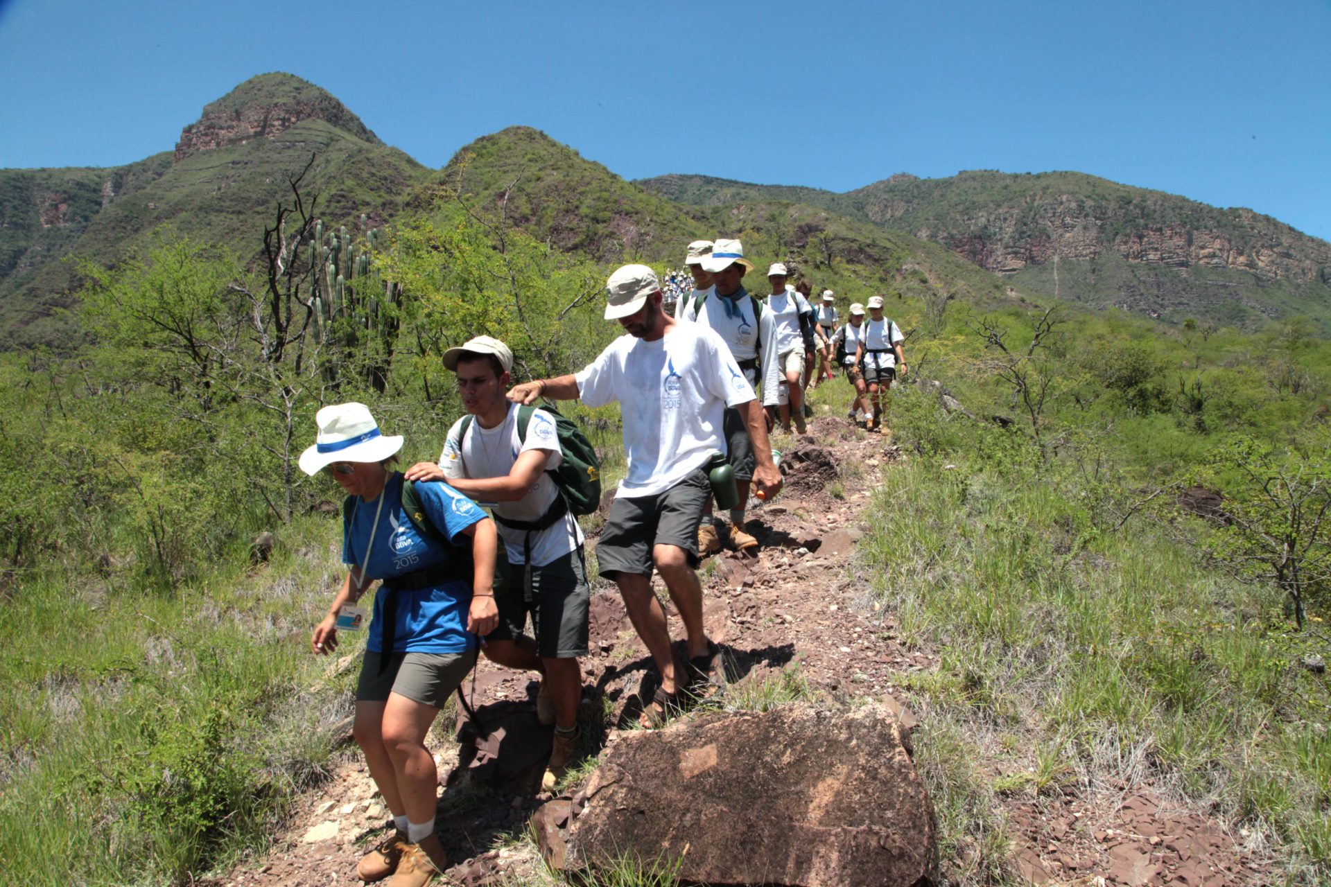 Fotografía: Marcha de Ruta BBVA 2015 en el cañón de Chicamocha