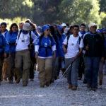 Fotografía: Ruta BBVA 2015 en una etapa del camino de Santiago