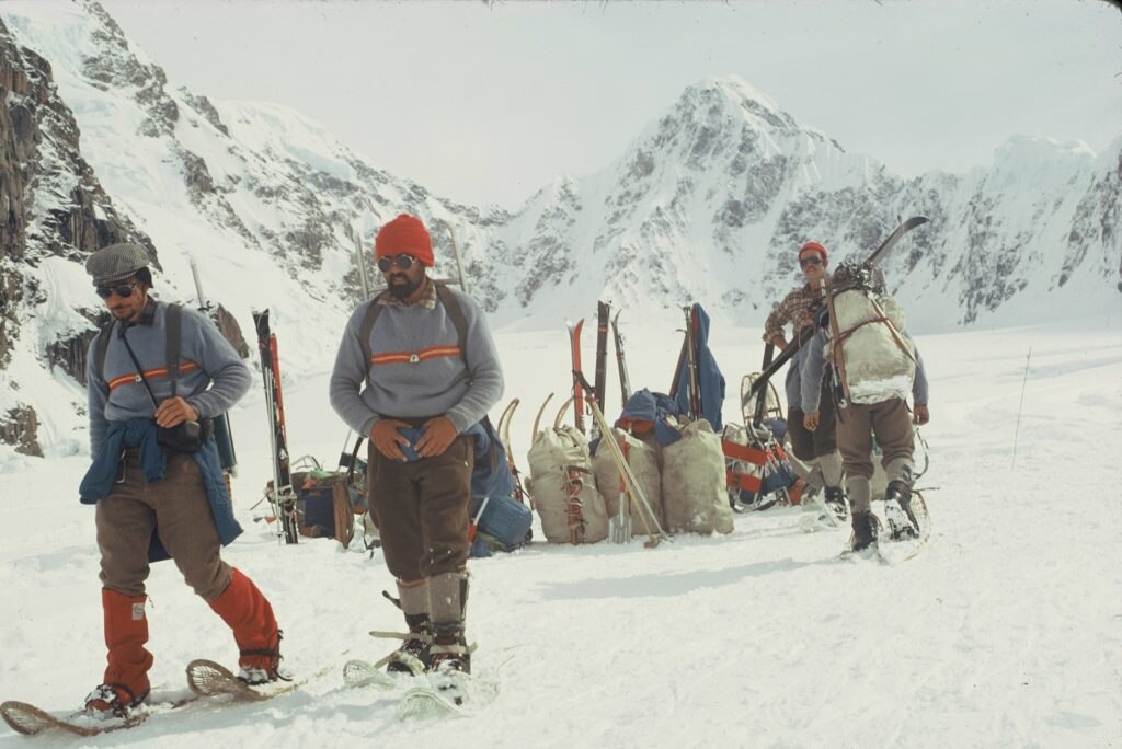 Carlos Soria durante la expedición al McKinley 1971 Fotografía: Carlos Soria durante la expedición al McKinley 1971