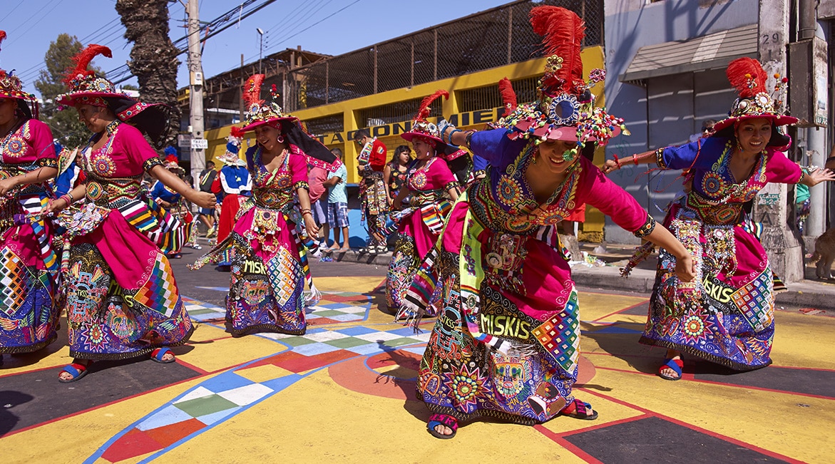 Fotografía de Carnaval Chile Arica disfraces comparsa