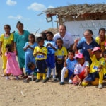 Fotografía del proyecto con la comunidad wayú.