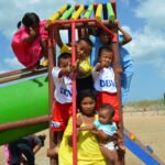 Fotografía de niños de la comunidad wayú