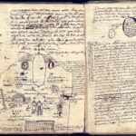 Fotografía de un libro de anotaciones del Inca Garcilaso de la Vega- BNE