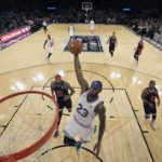 USA BASKETBALL NBA ALL STAR WEEKEND:AGX97. New York (United States), 15/02/2015.- East Team's LeBron James, of the Cleveland Cavaliers, goes to the basket during the NBA All Star game at Madison Square Garden in New York, New York, USA, 15 February 2015. (Baloncesto, Estados Unidos) EFE/EPA/JASON SZENES CORBIS OUT[CORBIS OUT]