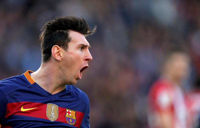 Messi celebra un gol con el Barcelona durante un partido de la Liga BBVA | Foto: EFE Messi celebra un gol con el Barcelona durante un partido de la Liga BBVA | Foto: EFE