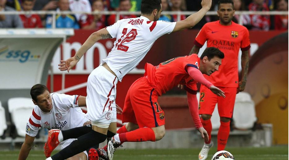 Messi, durante un Barcelona-Sevilla | Foto: EFE Messi, durante un Barcelona-Sevilla | Foto: EFE