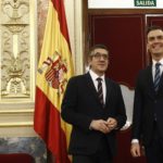 Patxi López, presidente del Congreso de los Diputados, recibe a Pedro Sánchez Fuente: Europa Press