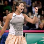 Garbiñe Muguruza, durante un torneo en la temporada pasada | Foto: EFE